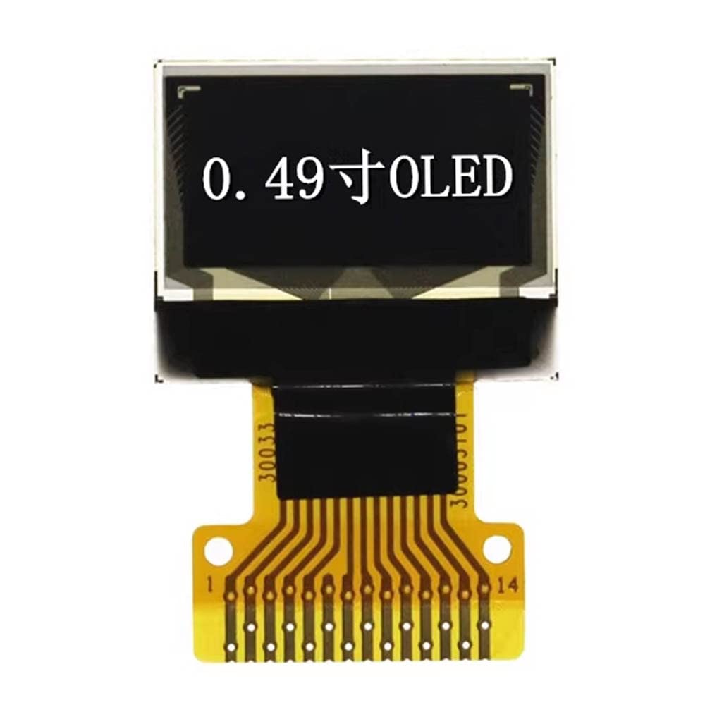 Senzooe 0.49 inch 64x32 OLED LCD display screen small size screen IIC SPI