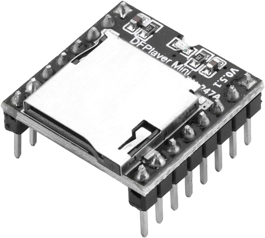 Aideepen 5PCS Mp3 MP3 DFPlayer Mini Player Board Module Voice Decode Board Support TF Micro SD Card U Disk WAV WMA