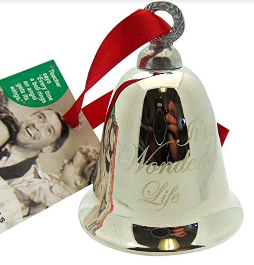 Its a Wonderful Life Bell Christmas Decoration Souvenir Keepsake Ornament in a Bedford Falls Gift Box