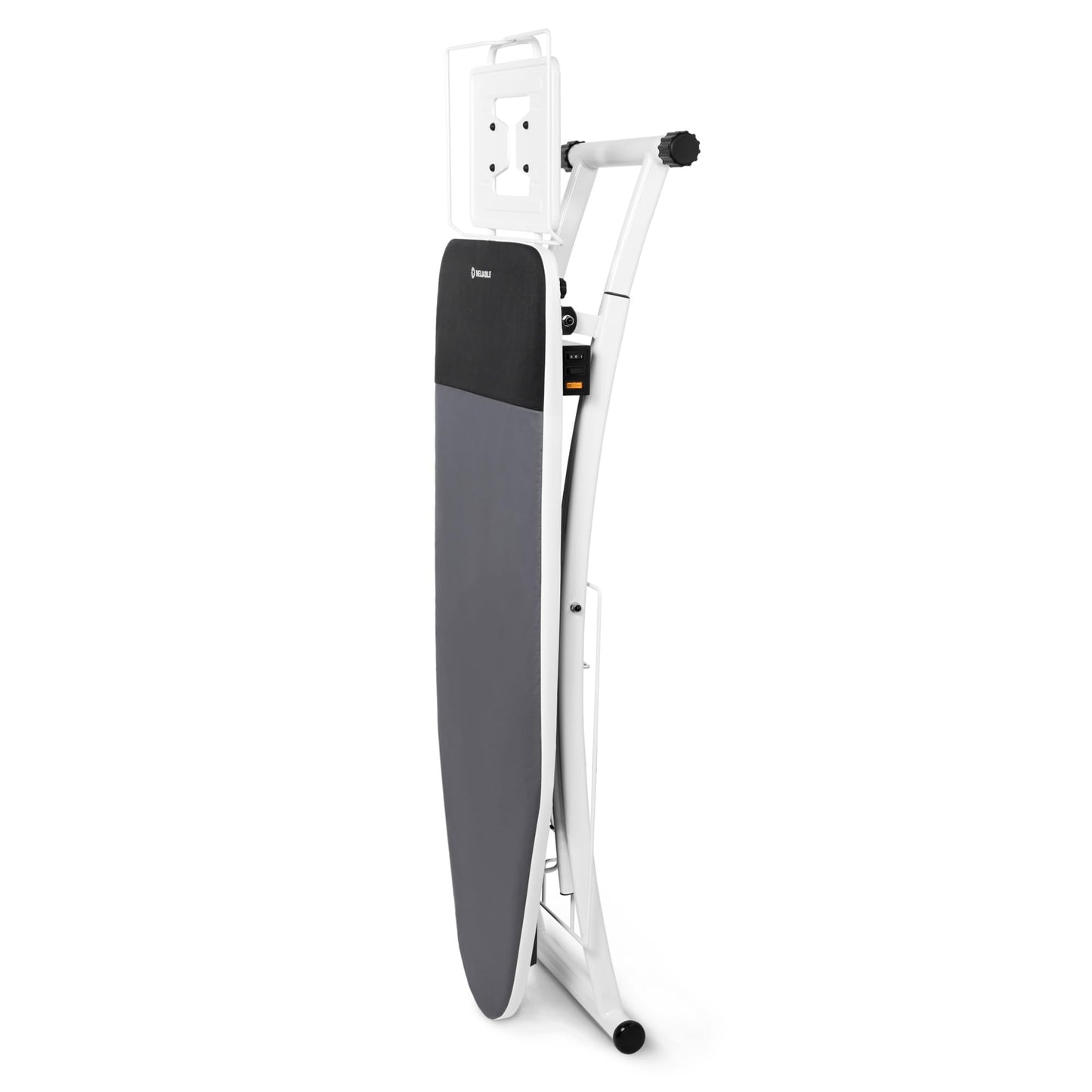 Reliable 600VB Professional Vacuum and Up-Air Pressing Table, Ironing Board with Vera Foam Cover, Conex Heat-Resistant Zone, Foot Pedal, Heated Surface, Quick Fold, Adjustable Height, Made in Italy