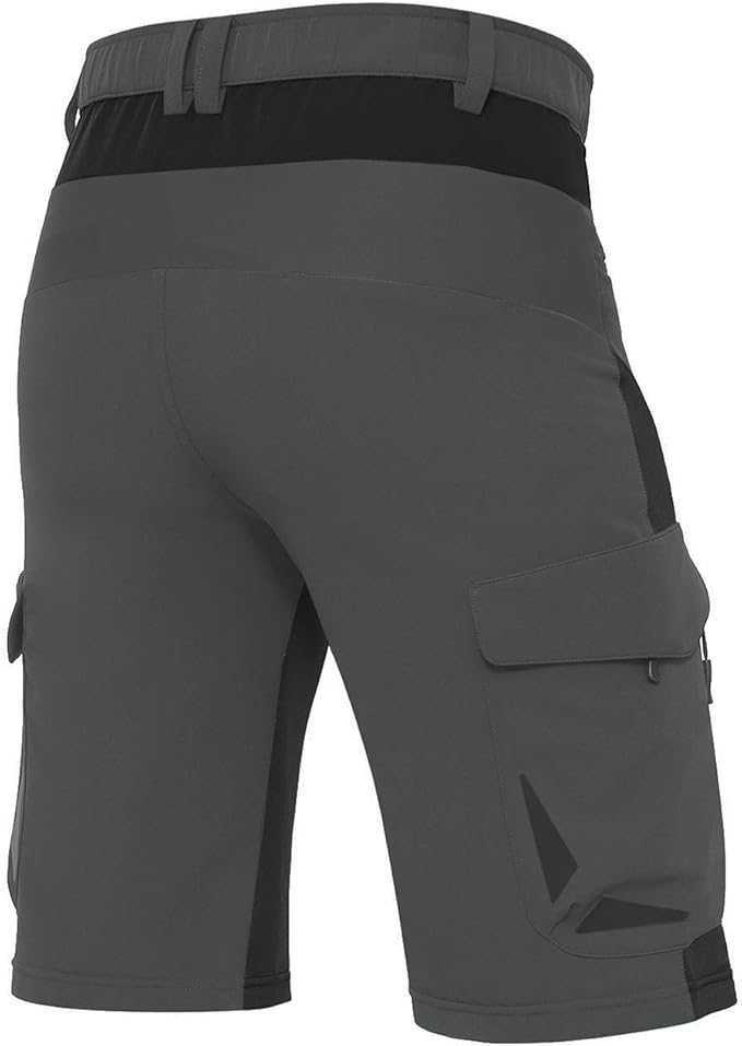 XKTTAC Men's Outdoor Quick Dry Lightweight Stretchy Shorts for Hiking, Tactical, Camping, Travel with 6 Pockets