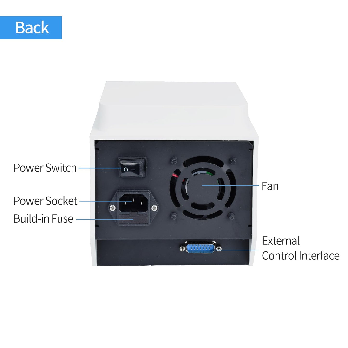 Peristaltic Pump Low Flow High Precision, 0.007-380 mL/min Variable Speed 0.1-100rpm Stepper Motor, Lab Dosing Pump for Pharmaceutical & Industrial Fluid Handling, BT100J-1A /YZ15-13A Pump Head