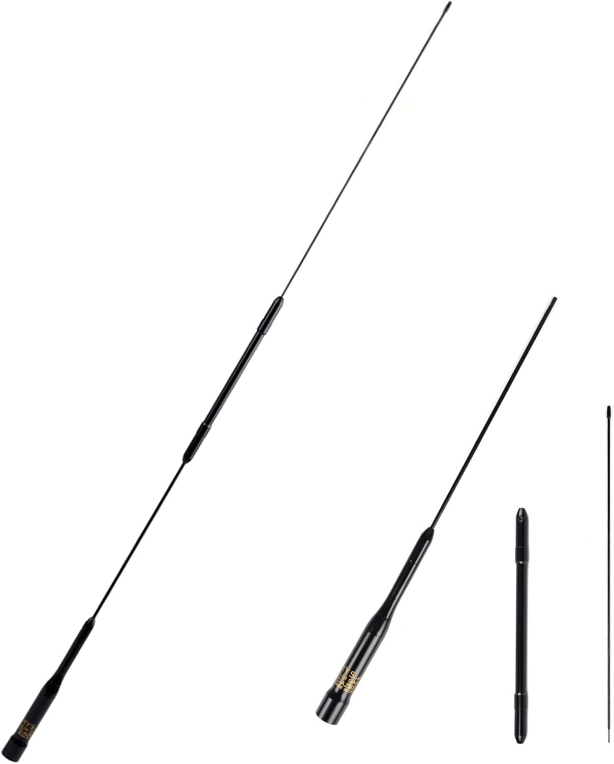 UAYESOK 2meter 70cm AZ507RB 29.5inch 144/430MHz PL259 Dual Band Mobile Radio Antenna Connector for Car Vehicel Truck