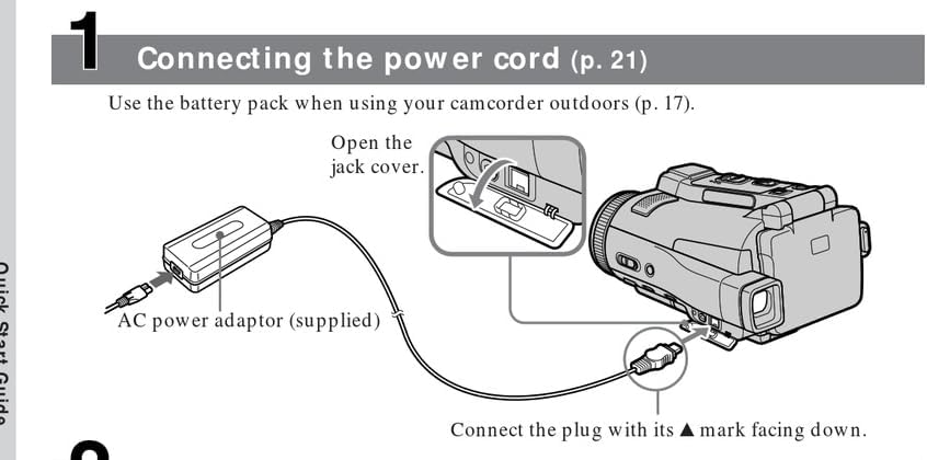Generic DCR-IP220 AC DC Adapter Cord Cable Charger for Sony HandyCam (fit This Model ONLY) Camcorder Video Camera