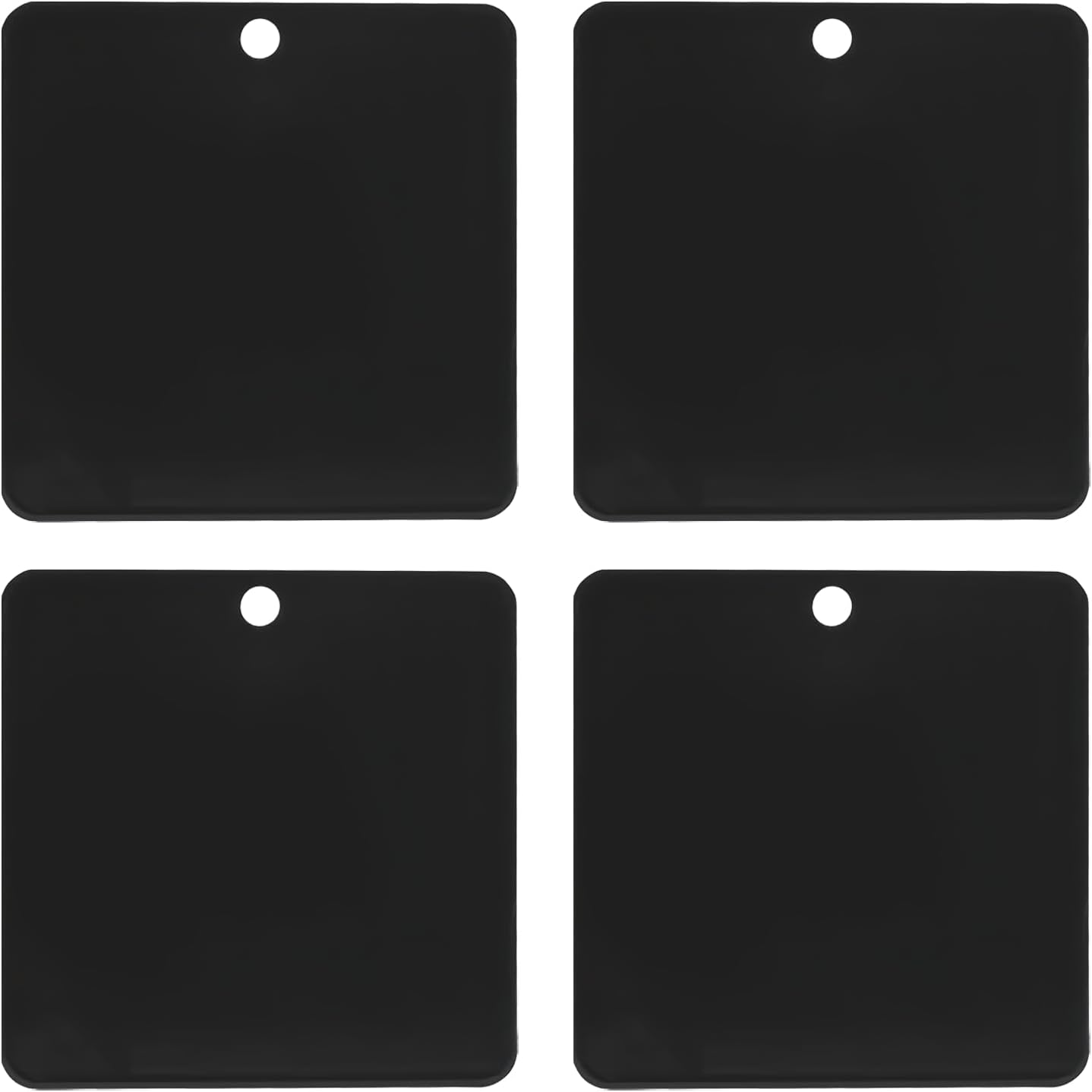 merrisport 4 Pack Self-Adhesive Magnetic Mount Pads for Aluminum Cabs Steel Sticker Pads for LED Light Bar, Pod Light