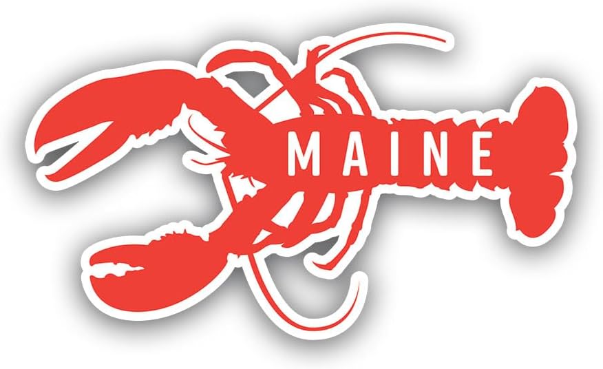 RDW Maine Lobster Sticker for Water Bottle Phone Tumbler Hard hat - One
