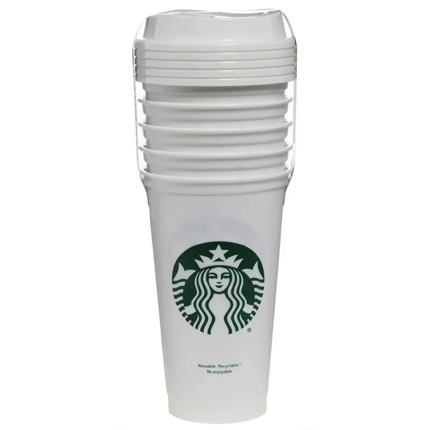 Starbucks Set of 5 16oz Reusable Hot Cups with Lid