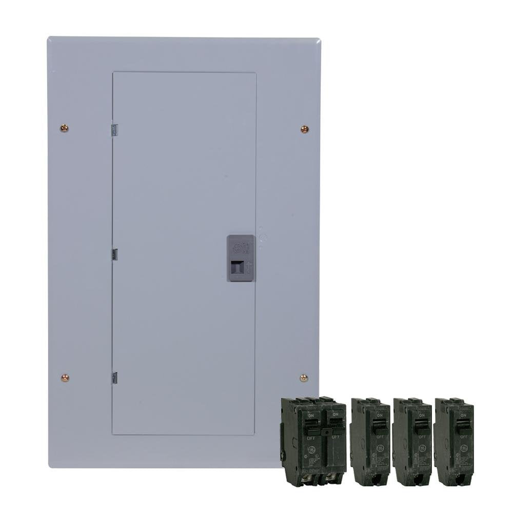 ABB TM2010CCUBK1 100A Main Breaker Load Center • PowerMark Gold Indoor Panel • 120/240V AC,20-Space, 20-Circuit, 22 kAIC • Copper Bus • Includes 3X 20A SP & 1x 30A DP Breakers • Flush/Surface Mount