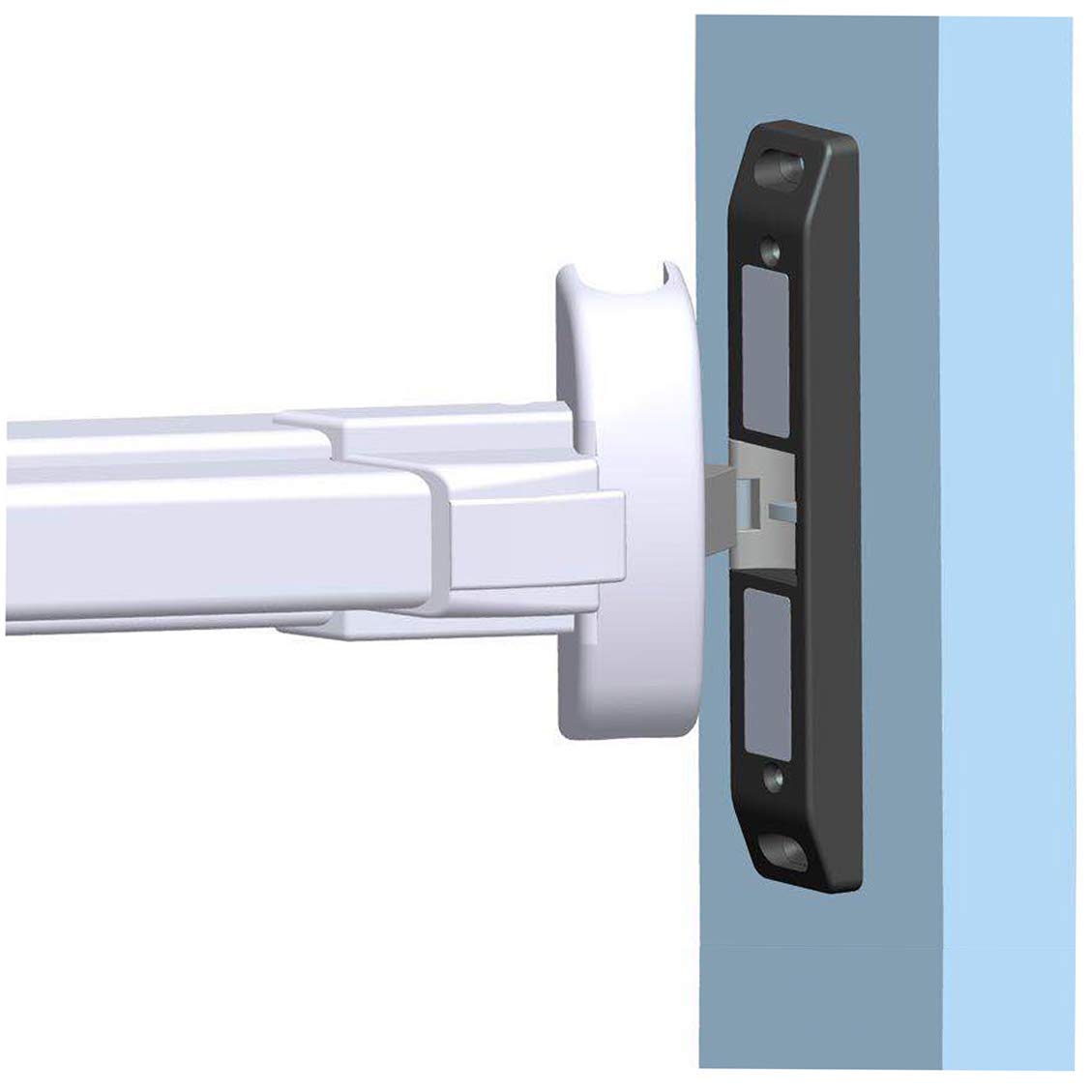 UHPPOTE Electric Strike Lock 12VDC for Access Control Fire Exit Door Rim Exit Devices with Push Bar