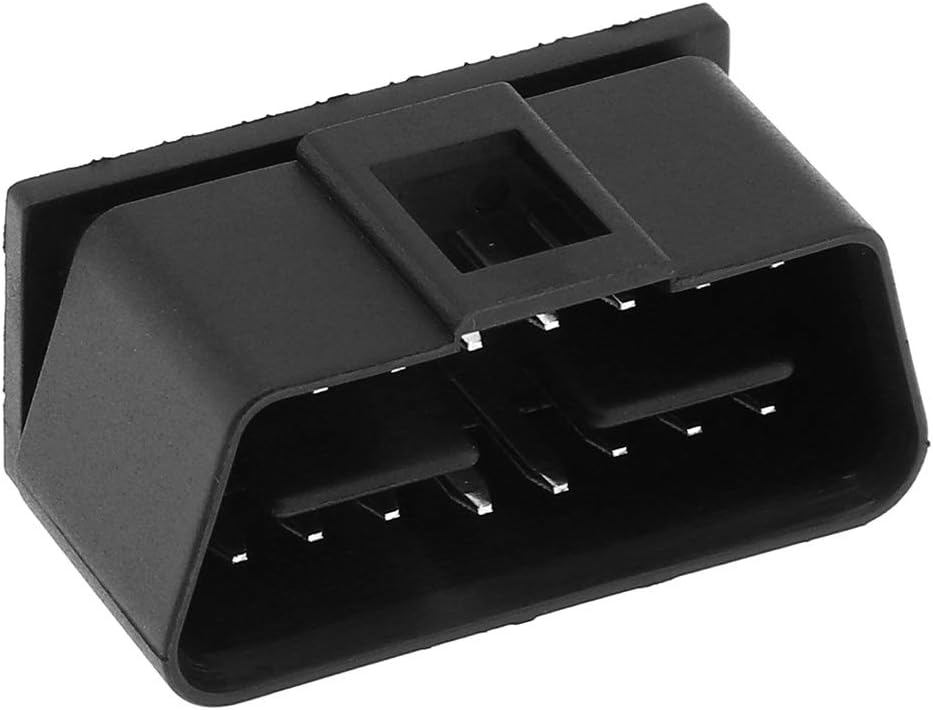 Generic 24V 16Pin OBD-II Square Hole Male Extension Opening Cable Car Diagnostic Interface Connector Plug