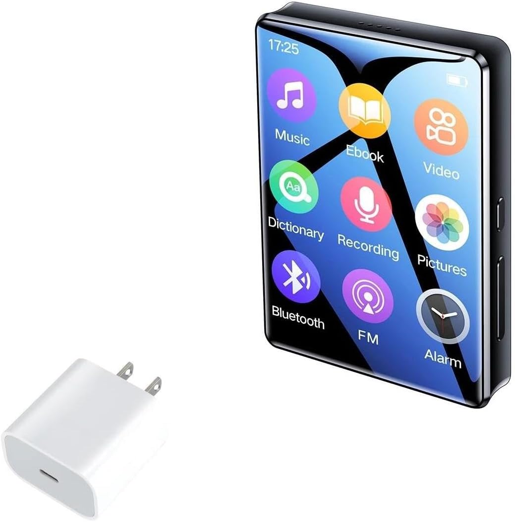 BoxWave MP3 (30W), 30W Charger Compatible with Majority Player with Bluetooth - PD GAN miniCube Tiny PD GAN Type-C Wall
