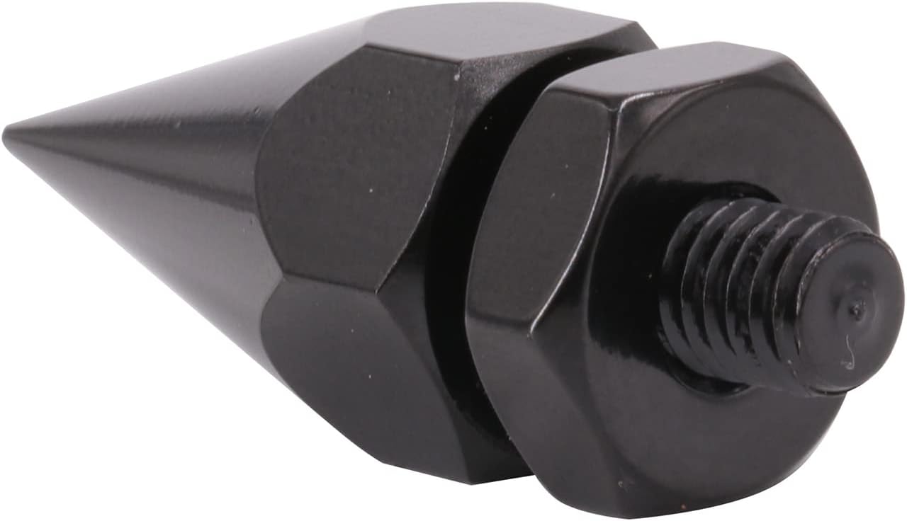 Flushbay 4 Pack M8 (M8) Speaker Spikes Floor Protectors Adjustable Speaker Isolation Spikes Black for Subwoofer CD DVD