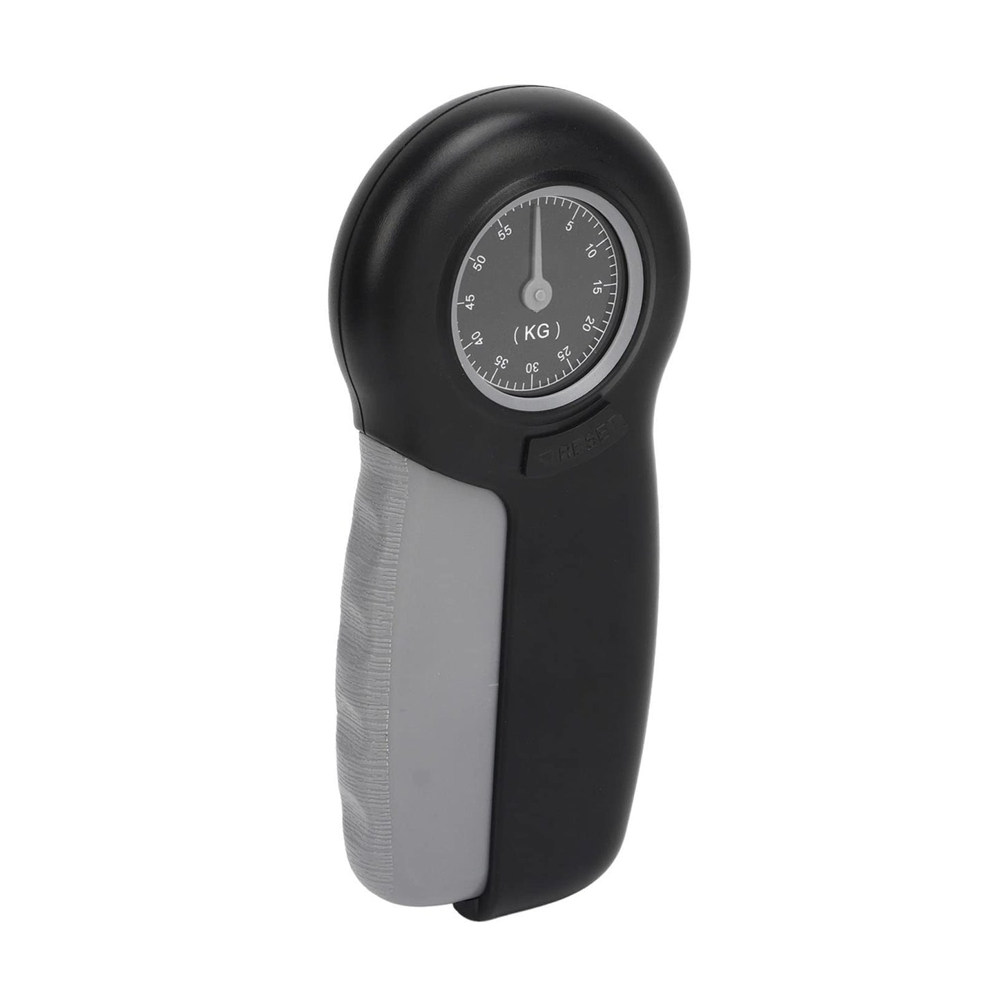 Hand Strengthener Grip Tester, Lightweight Portable ABS Hand Dynamometer for Measuring Grip Strength for Finger Trainer Wrist Strengthening Device Home Exercise (Gray Black)