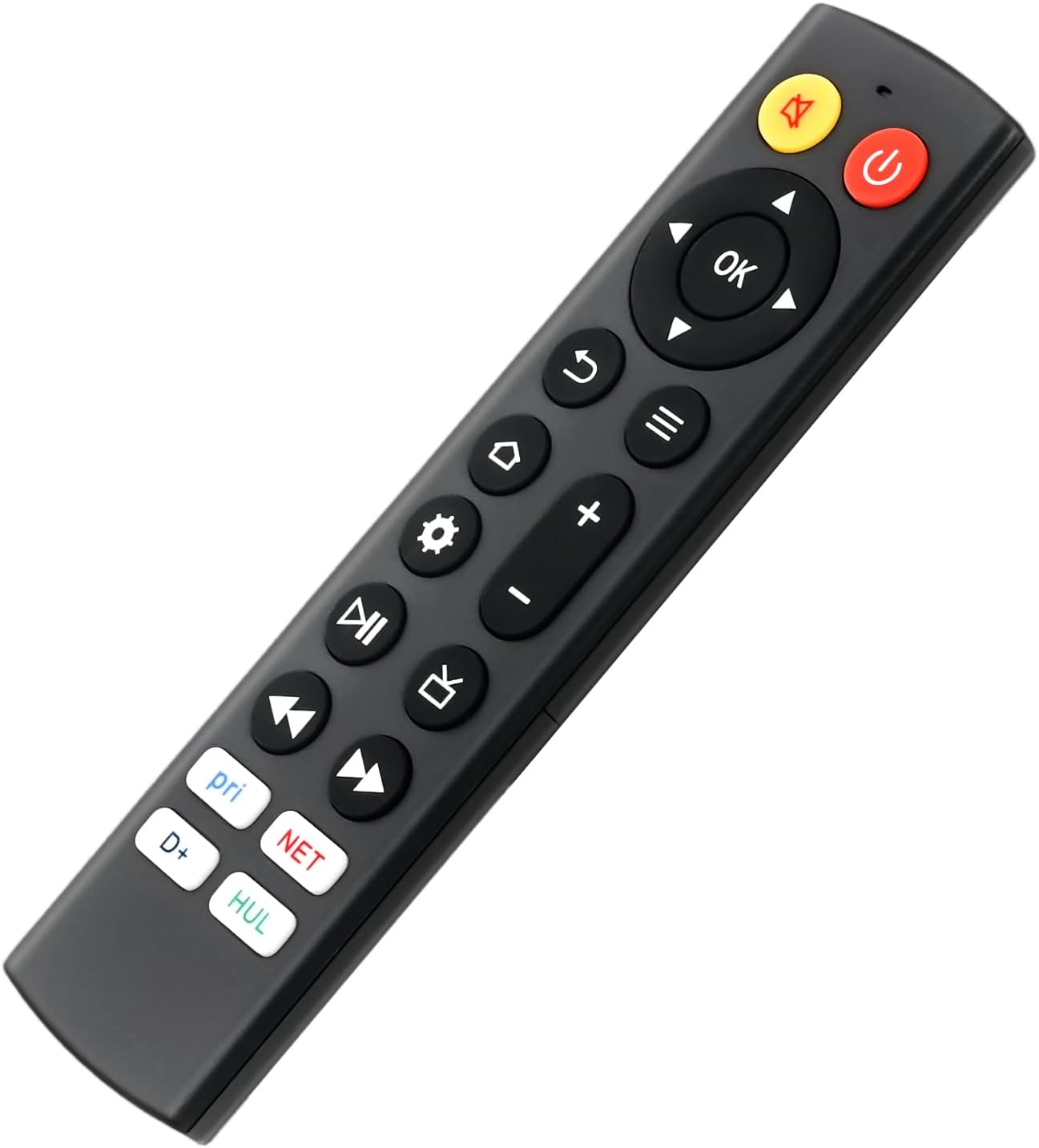 dapodera 4 Replacement Compatible with All Insignia Toshiba Smart TVs with Shortcut Buttons(No Voice funtion)