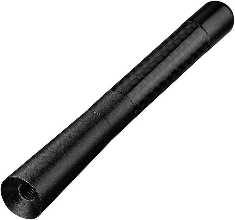 BINGFU Carbon Fiber Vehicle Antenna - Short Replacement for Cars & Trucks