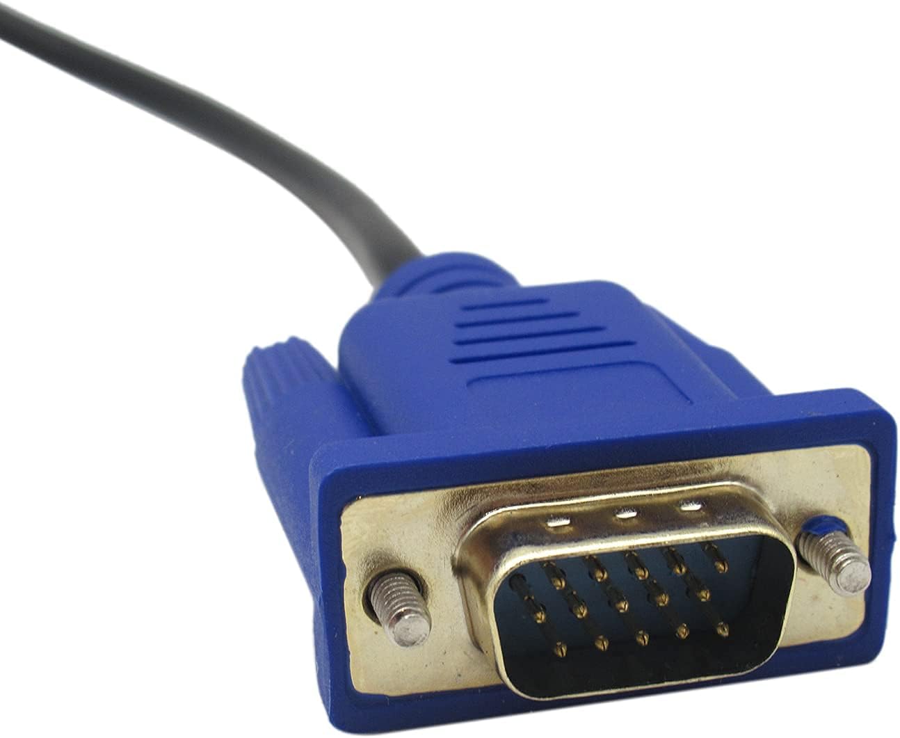 BLUE ELF 6ft/1.8m 1080P HDMI to VGA Adapter Cable Gold-Plated HDMI Male to VGA Male Active Video Converter Cord