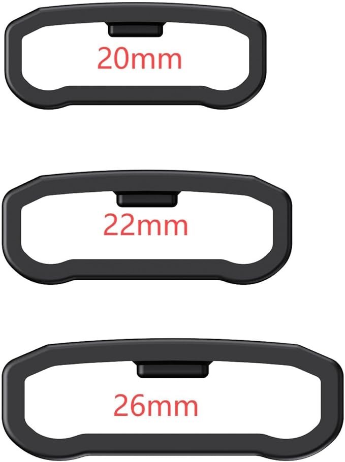 BANSO 20mm Band Keeper for Garmin Fenix 7S，for Garmin Watch Band Replacement Band Keeper(Pack of 6)