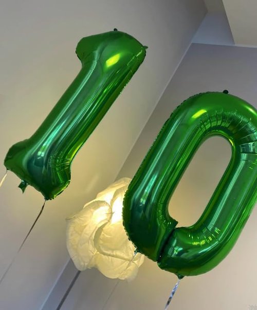 Green Number 20 Balloon - 40 Inch Birthday Decoration for 20th Birthday Parties | St. Patrick's Day Theme