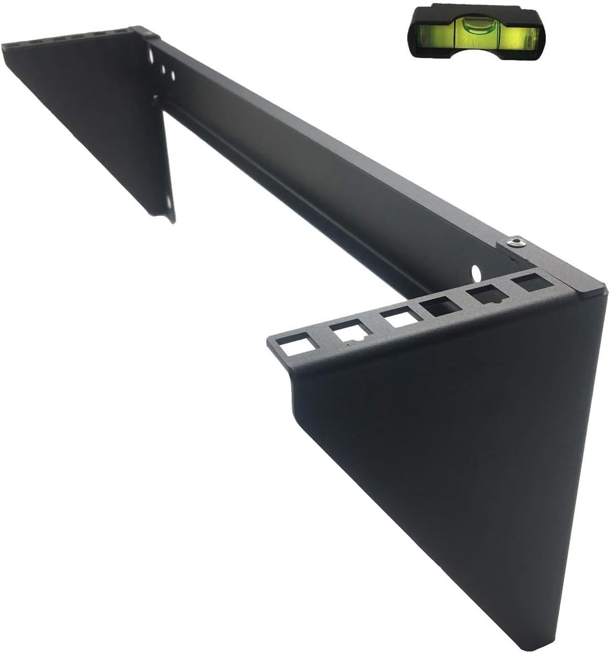 JINGCHENGMEI 19 Inch 2U 125 lb (1) Heavy Duty Vertical Wall Mountable Rack and Wall Mountable Server Rack
