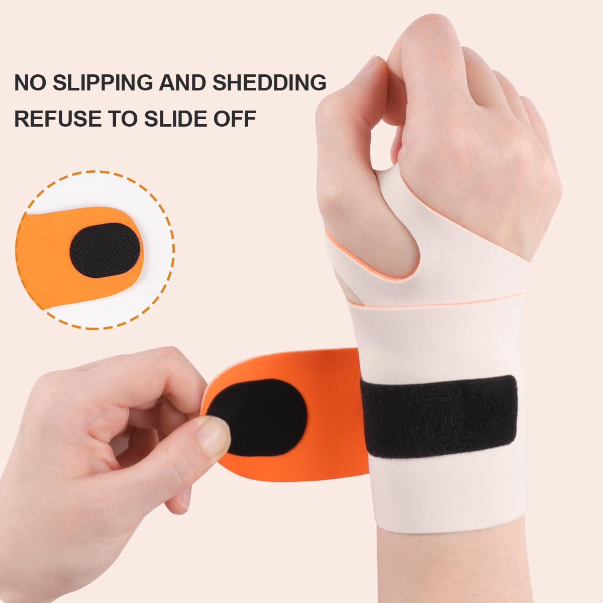 iStabo 2 Pack Wrist Brace Support for Carpal Tunnel Pain Relief, Ultra Thin Elastic for Tear, Ulnar Wrist wraps Repetitive Wrist Use Injury, Fit Left or Right Hand, Small and Medium Hands Sizes