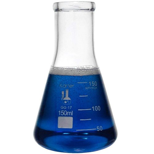 Karter Scientific Glass Erlenmeyer Flask Set - 3 Sizes (50ml, 150ml, 250ml) - Durable & Versatile
