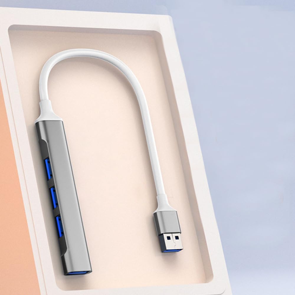 Generic 3.0 4 1 USB Hub Adapter Type-C USB Docking Station Multi Splitter Adapter in Office Supplies Grey A Attractive