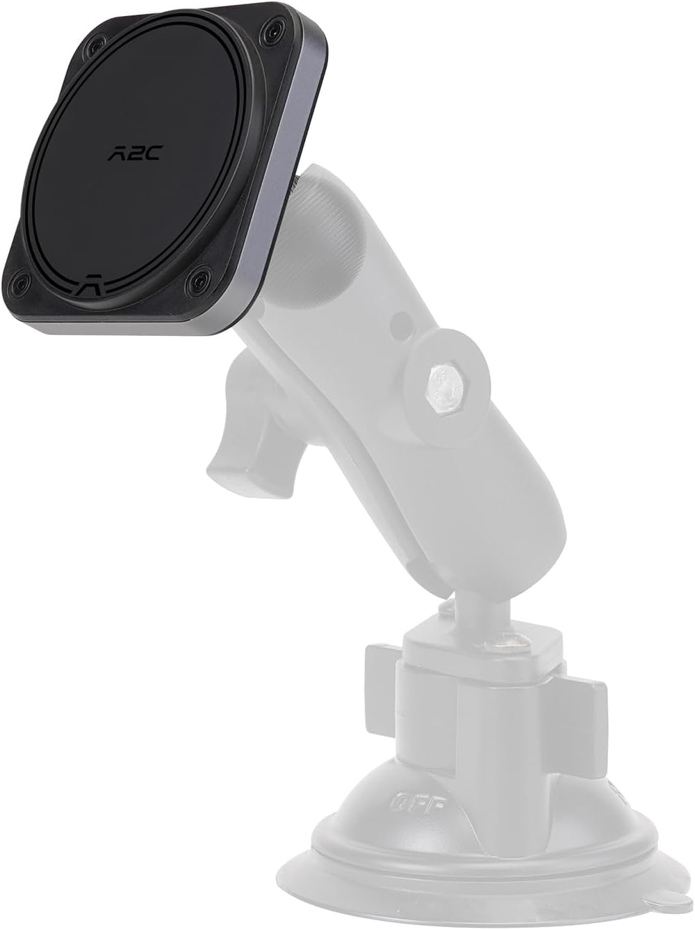 APPS2Car 1" 17-12 Heavy Duty Magnetic Phone Holder Base with Ball for MagSafe iPhone Series, Compatible with RAM mounts