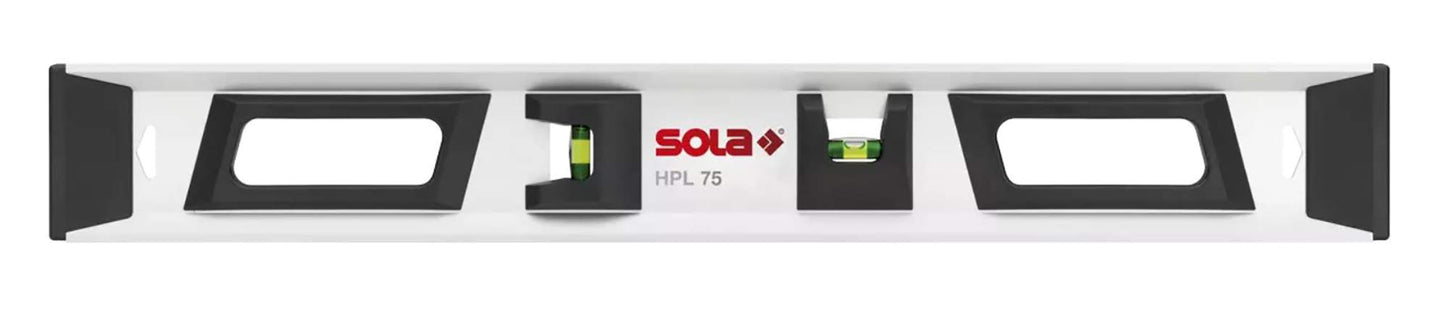 SOLA 1711001 High Precision Level with 2 60% Magnified Vials, 30-Inch,Grey/Black
