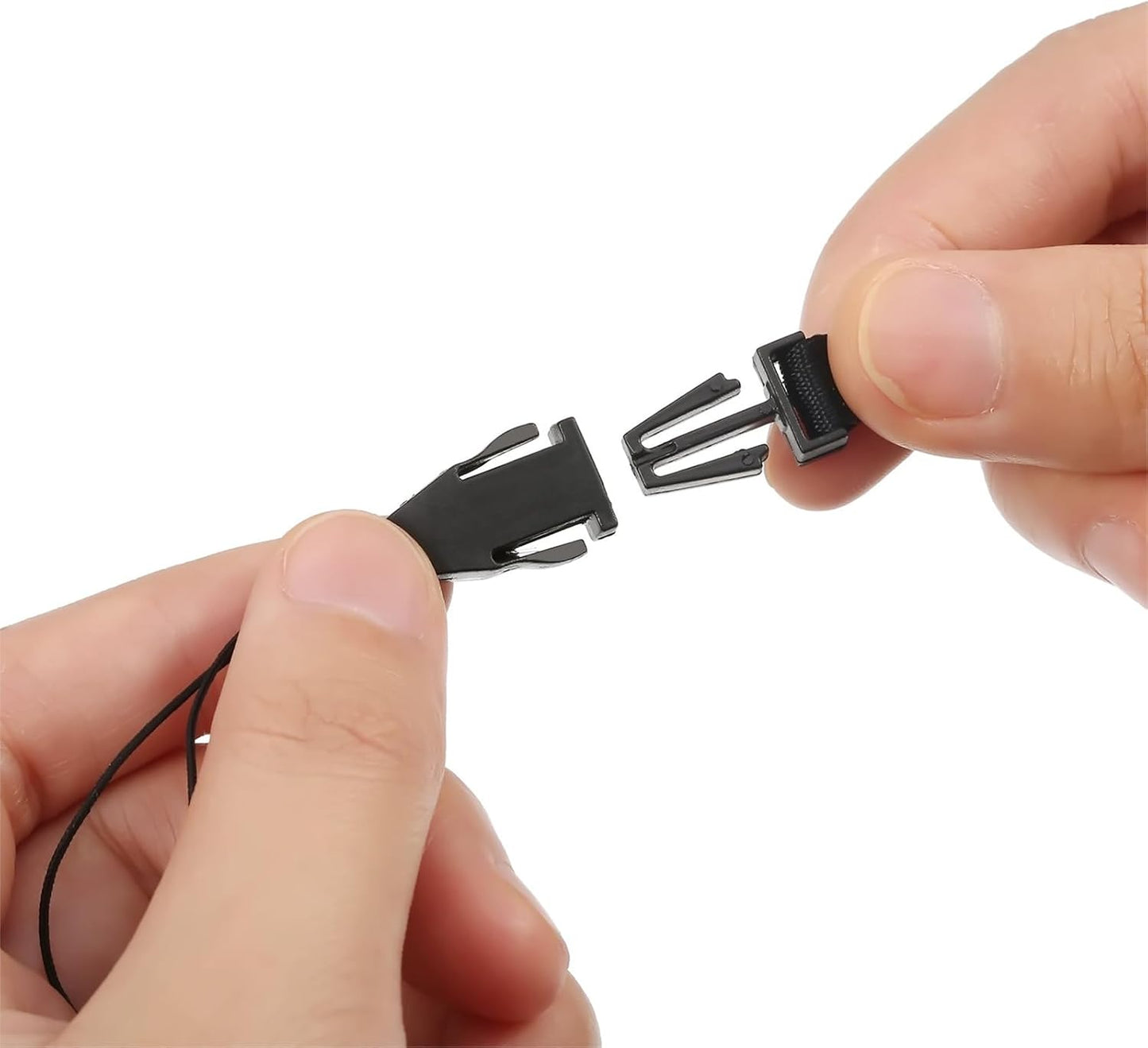 20 Mp3, Mp4 Bememo Pcs Black Nylon Lanyard Strap Short Detachable Lanyard for USB Flash Drive, Player, Keychain, ID