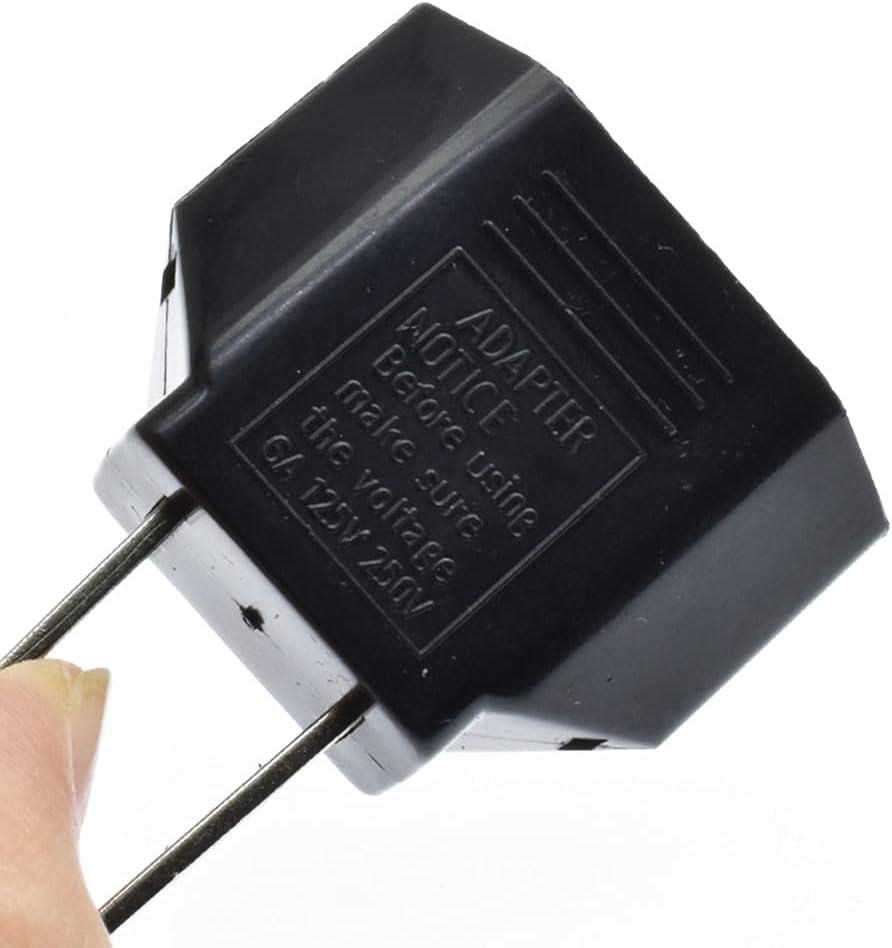 ALINNA (1 Pack) GRLRCR EU Europe to US USA America Travel Plug Adapter AC Outlet Power Converter