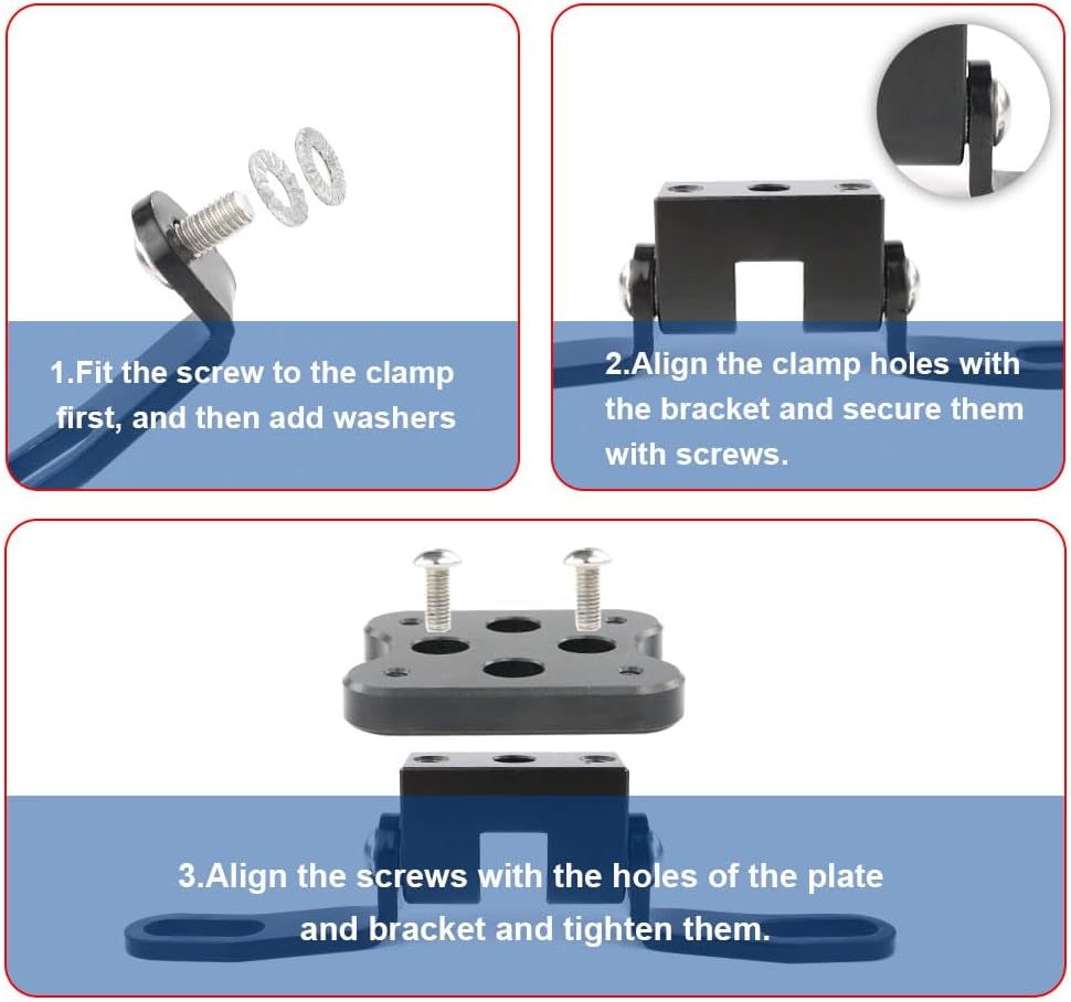 xitomer DR650 700 CB1000R MSX125 800 650 DR-Z400SM, Universal GPS Mount GPS Bracket Adapter Mount, Fit for tenere Grom