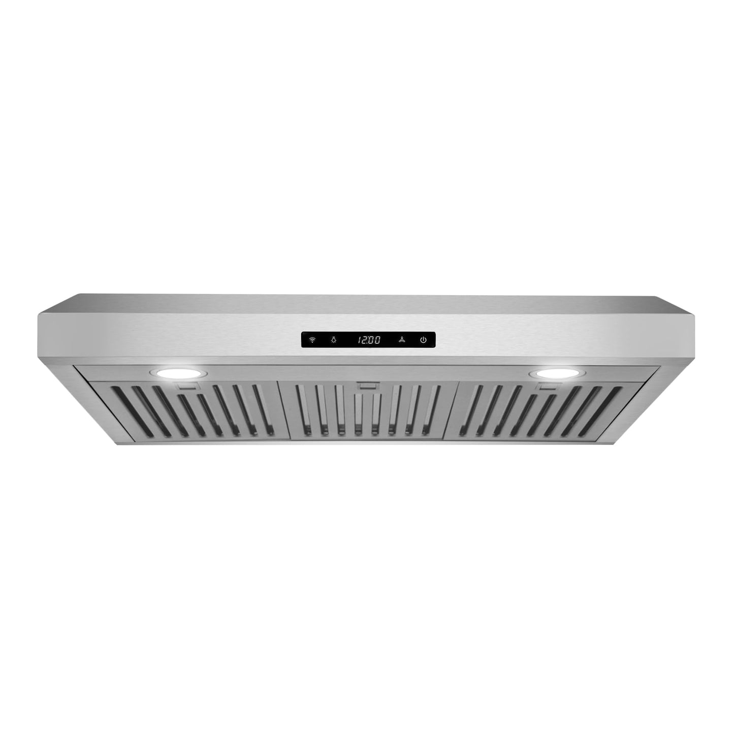 COSMO COS-KS6U30 30 in. Haven Collection 500 CFM Ducted Under Cabinet Range Hood, Touch Controls, LED Lights, Stainless Steel