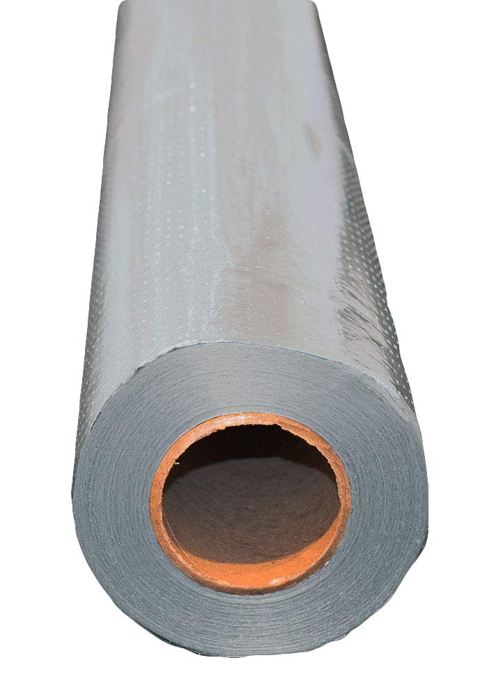 US Energy Products Radiant Barrier Insulation 1000 sqft (4ft Wide) Commercial Grade Perforated No Tear Green Energy Radiant Barrier Reflective Insulation Solar Attic Foil Roof House Wrap SCIF RIFD