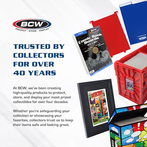 BCW Magazine & Document Bin Partitions - 3 Pack | Smooth Black Plastic Finish, Works With Adhesive Labels | Magazine Dividers Fit Magazine & Document Bin | Magazine Storage Accessories