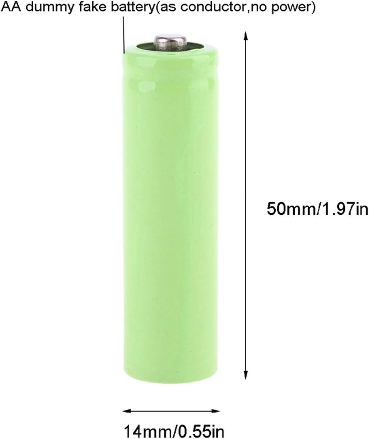 RUINBNC 2pcs 1.5V LR6 USB Power Converter Battery Replace AA Connect for LED Light Remote Control Power Supply Cables