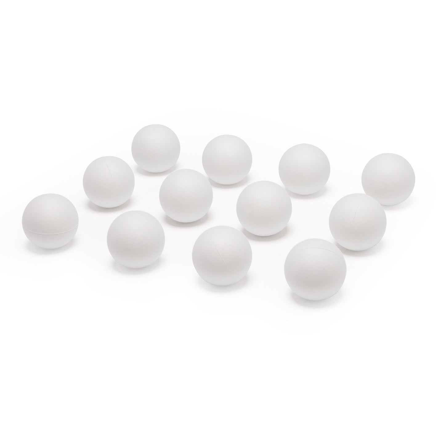 Champion Sports Practice Sponge Lacrosse Balls: Soft Touch for Professional, College & Grade School Indoor Training & Practice - 12 Pack White