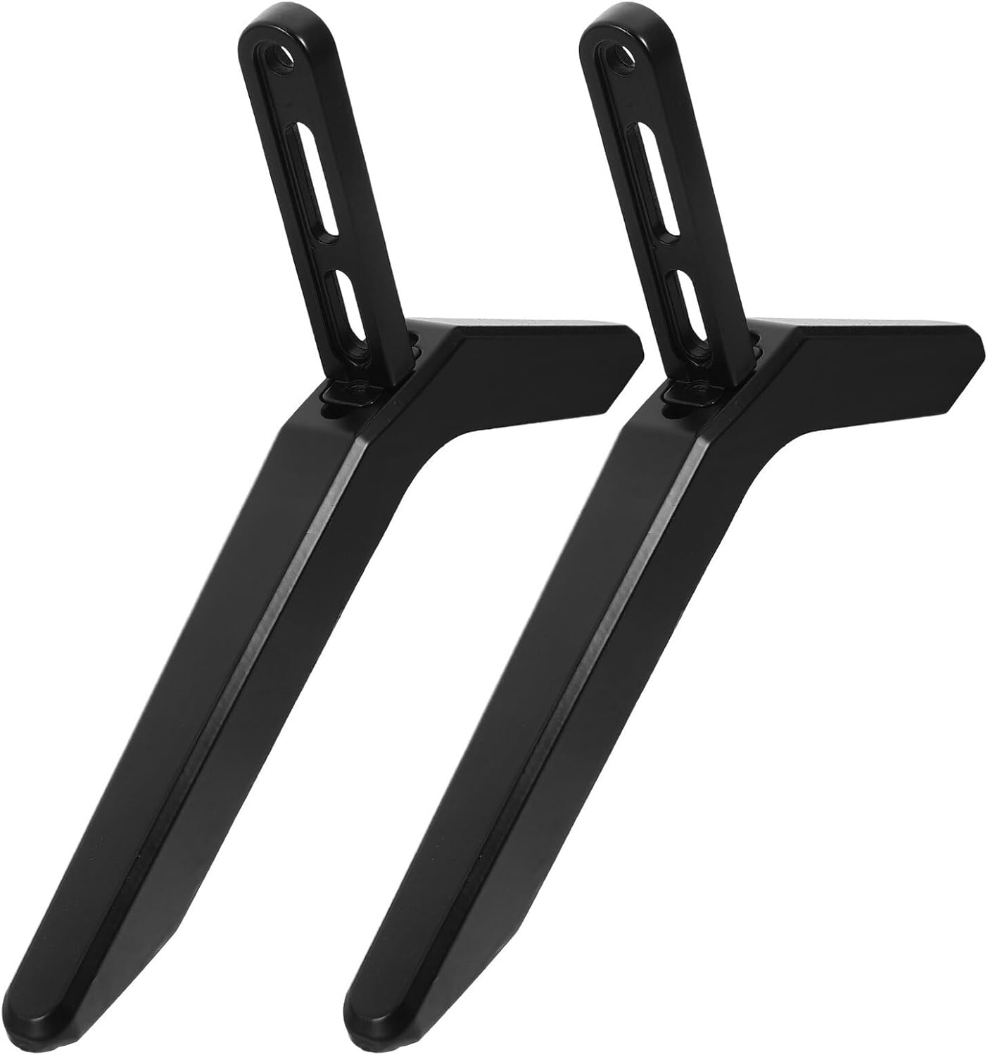 HAPINARY Universal Tv Stand Tabletop Mount Holder Adjustable Height Compatible with Flat Screen Tvs Grey Desktop