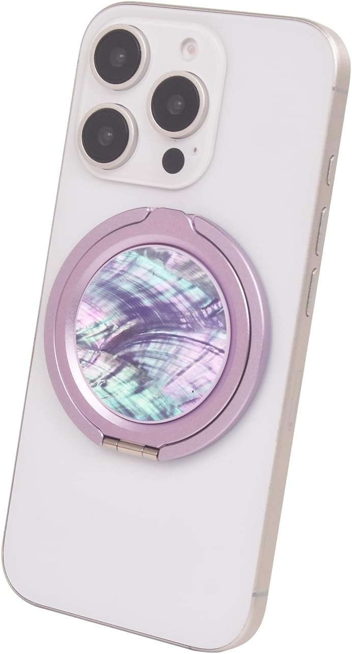 Abbolinxus 16/15/14/13/12 Cell Phone Ring Holder, Phone Grip, Magnetic Phone Ring StandUltra Thin Phone Kickstand