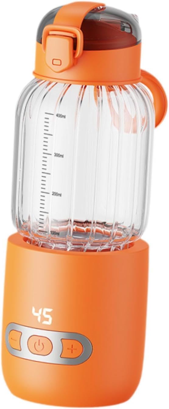 WeiLaiKeQi 400ml Portable Milk Warmer,USB Rechargeable Accurate Temperature Control,Fast Heating Water Bottle,Milk
