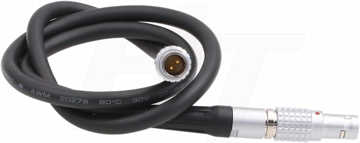 HangTon 0B 2 2 (15cm) Pin Male to Pin Male Power Cable for Teradek Bolt Bond, ARRI Alexa Camera and Transvideo