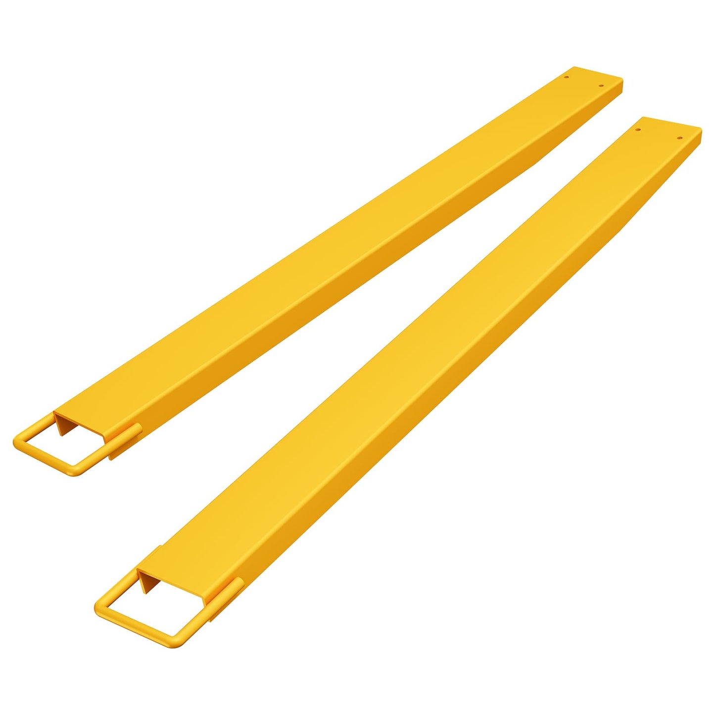 Heavy-Duty Forklift Extensions 4.5" Width, 84" Steel Pallet Fork Extensions for Lift Trucks, No-Tool Installation, 1 Pair