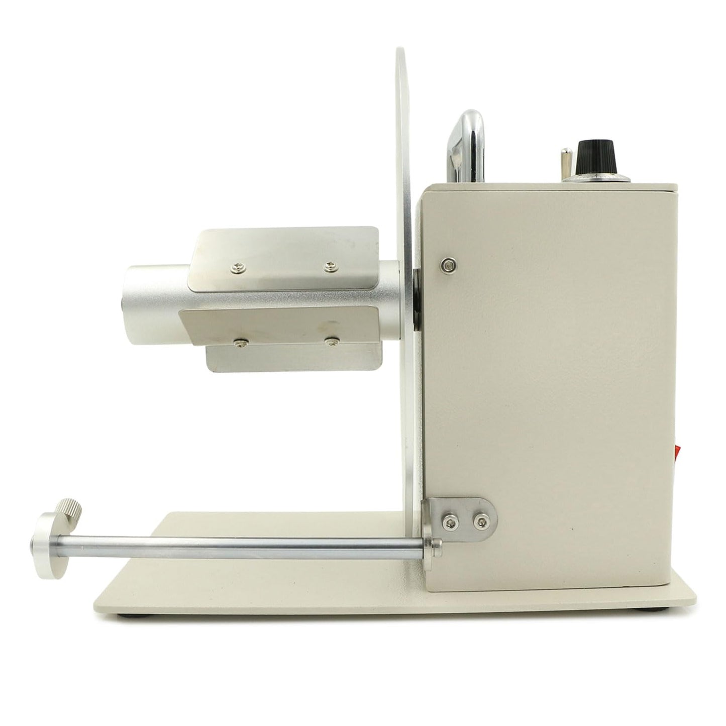 U.S. Solid Automatic Label Rewinder, High-Speed 8 inch/s Bidirectional, Heavy Duty All-Metal Frame, for 1.5"/3" Core & 5.12" Width, 110V–240V, for Packaging, Printing & Warehouse Use
