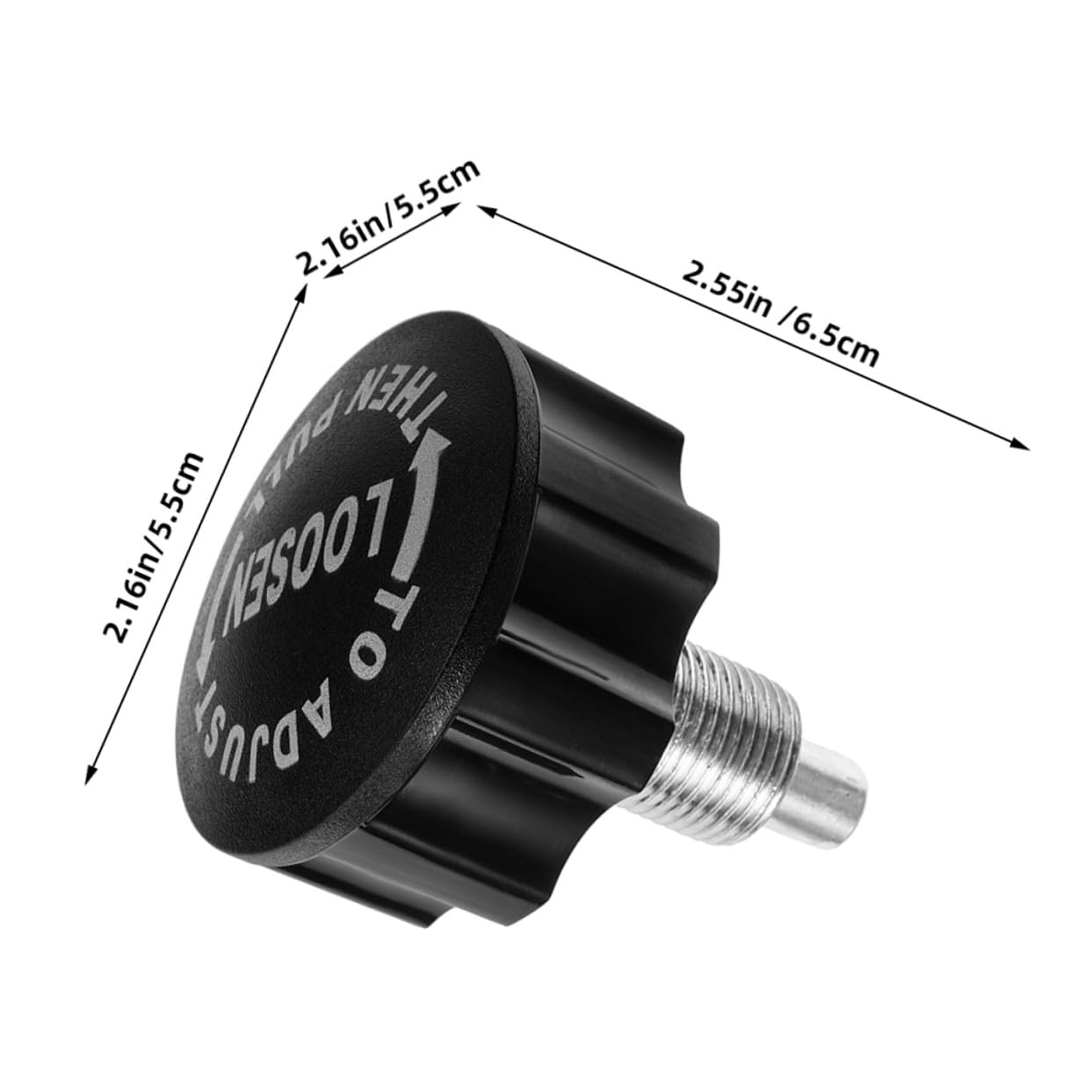 COOLHIYA Exercise Bike Pull Pin Knob Replacement Part 2.55X2.16In Rotating Screw Knob for Stationary Fitness Equipment Home Gym Accessory Easy Installation