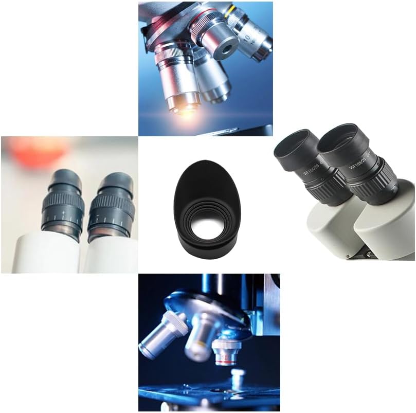 SKYPRO 2PCS 23mm Aperture Shiel for Microscope Telescope Eyepiece Eye Piece Rubber Eye Cups