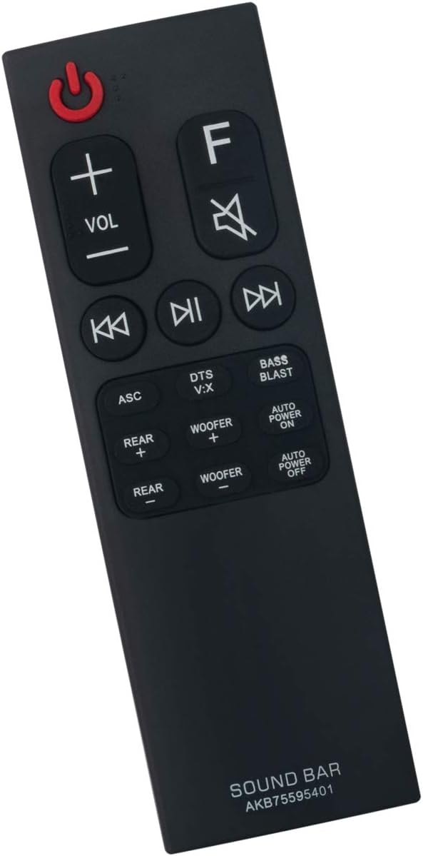 ZdalaMit AKB75595401 SK5R SK5Y SKM5Y SPK5B-W AKB75515305 AKB75595402 Sound Bar Replace Remote Control Applicable for LG