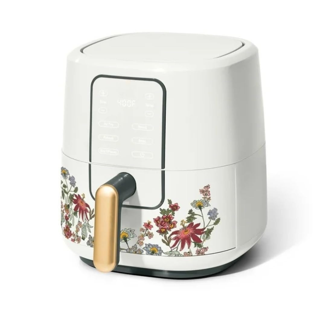 Wonderful 3-Quart Digital Air Fryer with TurboCrisp Technology, Compact Countertop Design with 4 Presets for Baking Roasting and Reheating (Wildflower White Icing)