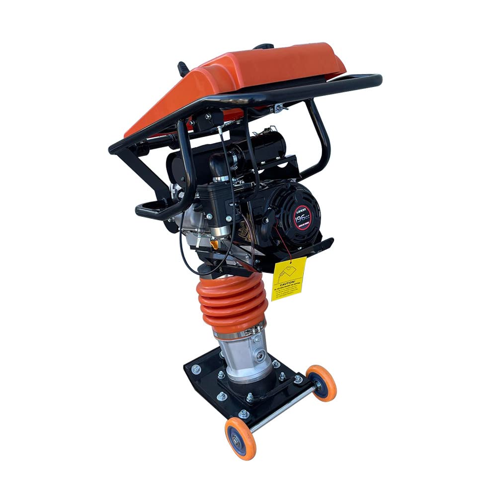6.5 Hp Impact Jack Rammer Tamper Jumping Jack Compactor Recoil Starter with Wheels