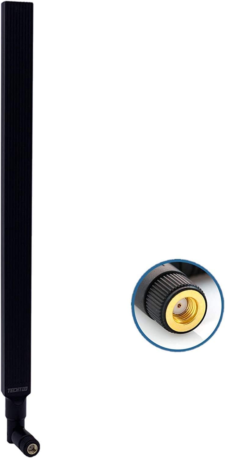 TECHTOO 9 2.4/5.8GHz PS4 (2.4/5.8GHz 1-Pack) WiFi Antenna Dual Band dBi for Router AP - Security IP Camera - USB Card