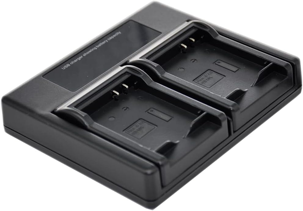BTBAI DB-40 DB-43 NP-60 uds2 Battery Charger USB Dual for Digital Camera Video Camcorder