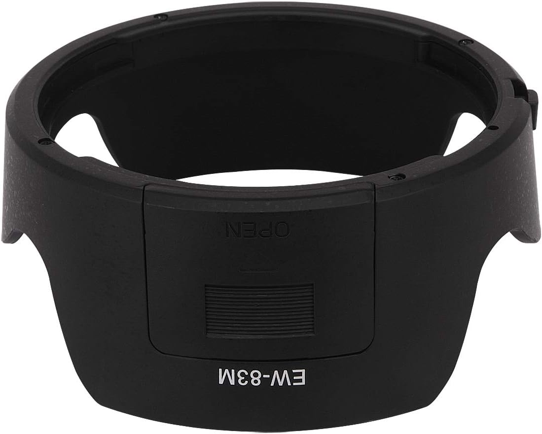 24-105mm f3.5-5.6 EW-83M Haoge Bayonet Lens Hood for Canon EF is STM Lens Replaces Canon